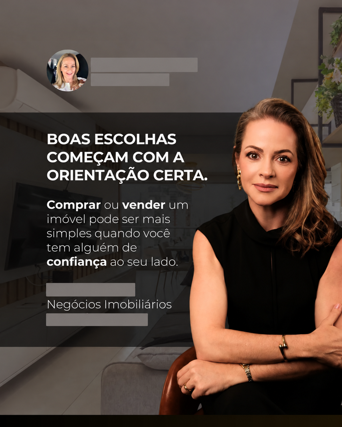 Capa real de um carrossel de apresentação profissional